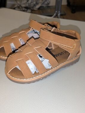Kid's Tan Fisherman Sandals - Comfortable Summer Shoes